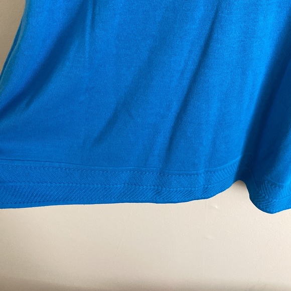 Isaac Mizrahi Live 3/4 Sleeve Mixed Border Stitch Tunic Sweater - Picture 13 of 14